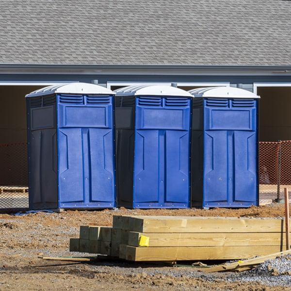 is there a specific order in which to place multiple portable restrooms in Widen